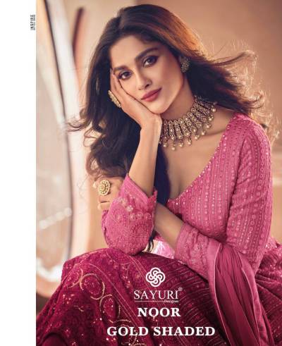 Noor Gold Shaded By Sayuri Designer Partywear Gown Collection